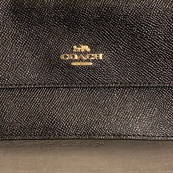 Coach Textured Black Clutch/Wristlet